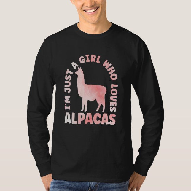 T-shirt Alpaca Outfit for Llama Lovers Apparel Women & Gir (Devant)