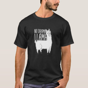T-shirt Alpaca Pas De Drama Llama