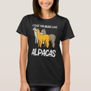T-shirt Alpaca Pour Hommes Femmes Camélid Mammifère Animal