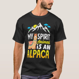 T-shirt Alpacas Mammifères LLamas L'Alpaca est Mon Animal