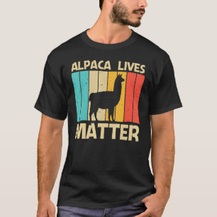 T-shirt Alpaga Cool Pour Hommes Femmes Animal Péruvien Alp