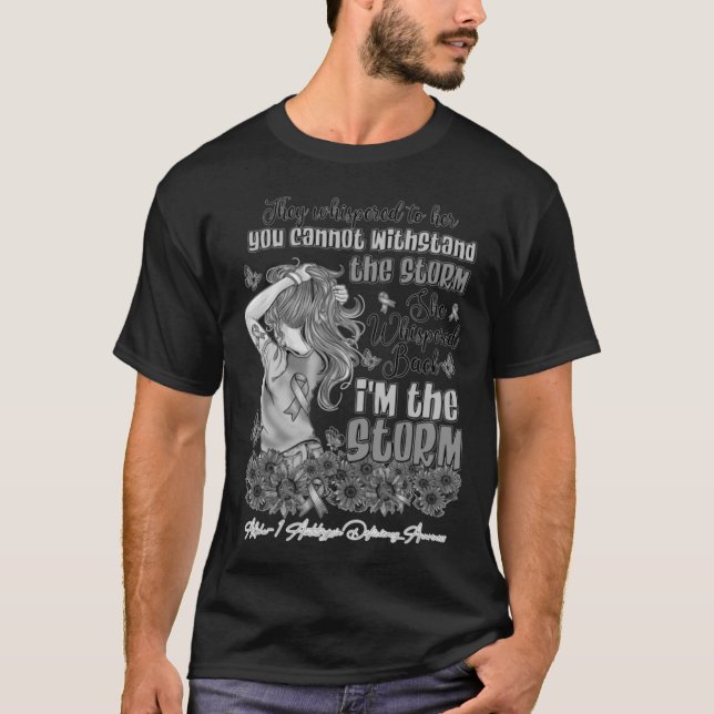 T-shirt Alpha-1 Sensibilisation à la carence en antitrypsi (Devant)