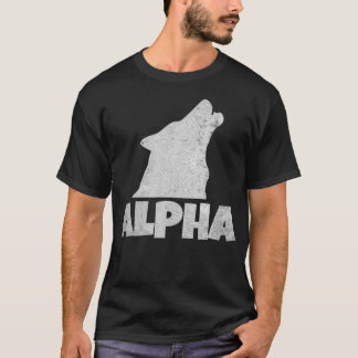 T-shirt Alpha Lone Wolf Pack Membre Wildlife Howling