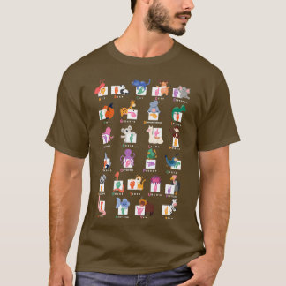 T-shirt Alphabet ASL 1