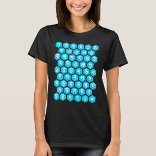 T-shirt Alphabet Bangla Arc-en-ciel Lettres Apprentissage