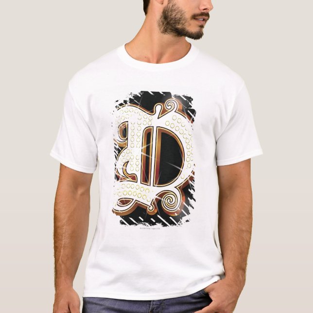T-shirt Alphabet D de Bling (Devant)