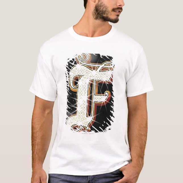 T-shirt Alphabet F de Bling (Devant)