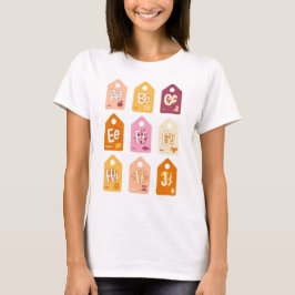 T-shirt alphabet femmes