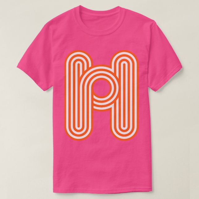 T-shirt alphabet h 15 (Design devant)