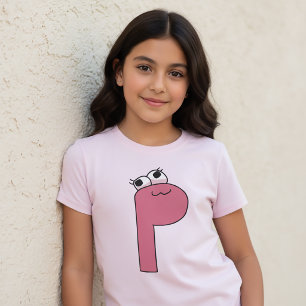 T-Shirt Alphabet Lettre P