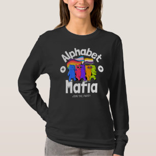 T-shirt Alphabet Mafia Lgbtq Pride Sonne Gay Je suis pour