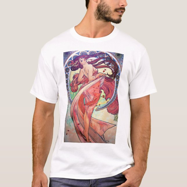 T-shirt Alphonse Mucha (Devant)