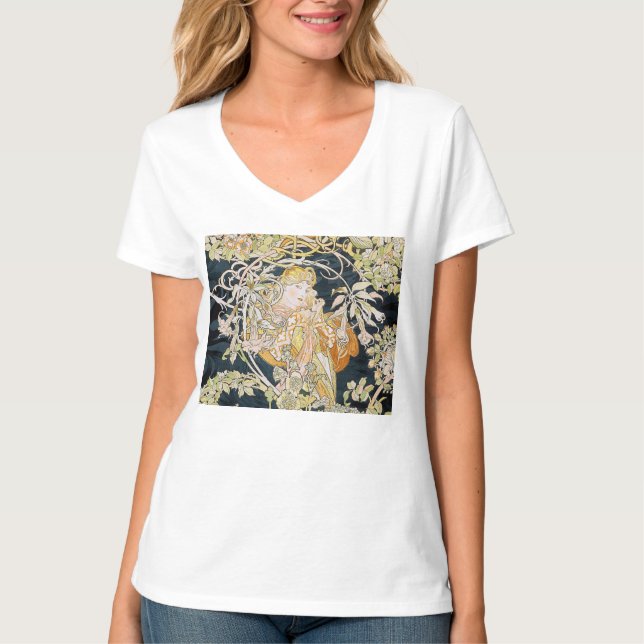 T-shirt “Alphonse Mucha” (Devant)