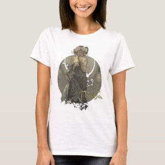 T-shirt Alphonse Mucha - Morning star shirt