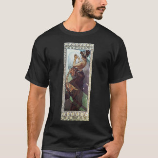 T-shirt Alphonse Mucha Pole Star