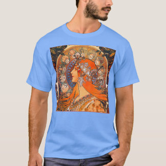 T-shirt Alphonse Mucha Zodiac