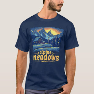 T-shirt Alpine Meadows Ski California Tee