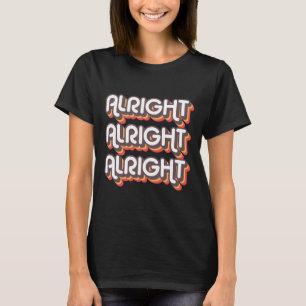 T-shirt Alright Alright Roller Disco les années 70 Costume