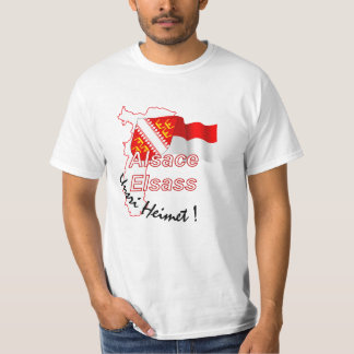 T-shirt "Alsace Elsass unsri Heimet (notre foyer)"