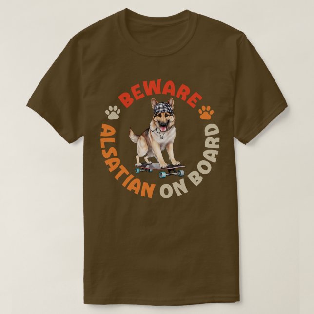 T-shirt Alsatian (Design devant)