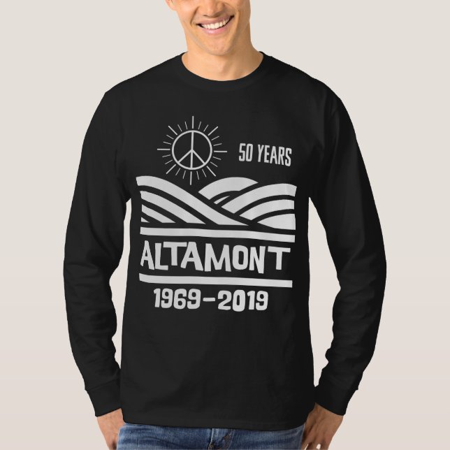 T-shirt Altamont Speedway 1969-2019 50th Anniversary (Devant)