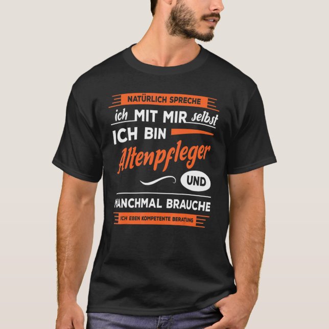 T-shirt Altenpfleger Dit Kompetente Beratung Pflegekraf (Devant)