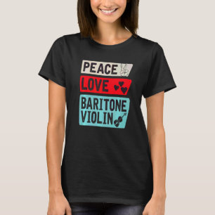 T-shirt Alto Violon Instrument de Musique Orchestre Musiqu