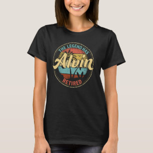 T-shirt Alvin Legend A Retraité Personnalisé La Retraite
