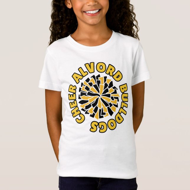 T-Shirt Alvord Bulldogs Cheer Tee (Devant)