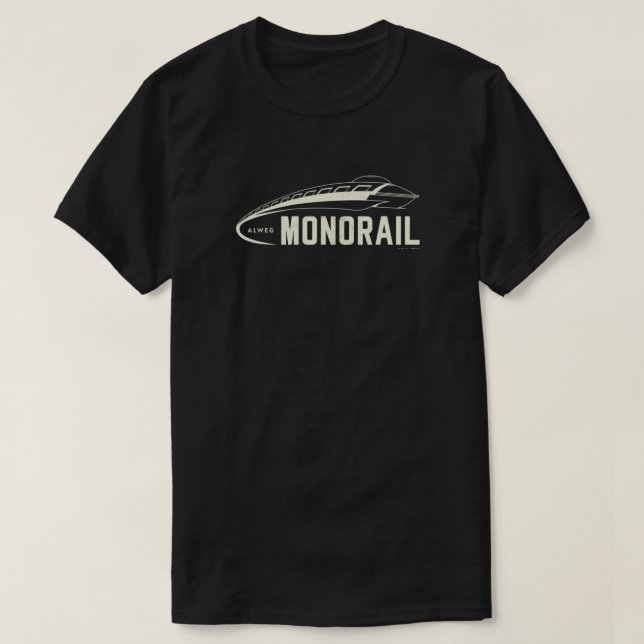 T-shirt Alweg Monorail - Vintage (Design devant)