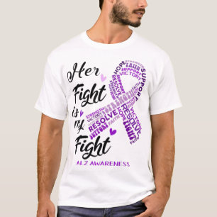 T-shirt Alz Conscience Que Son Combat Est Mon Combat