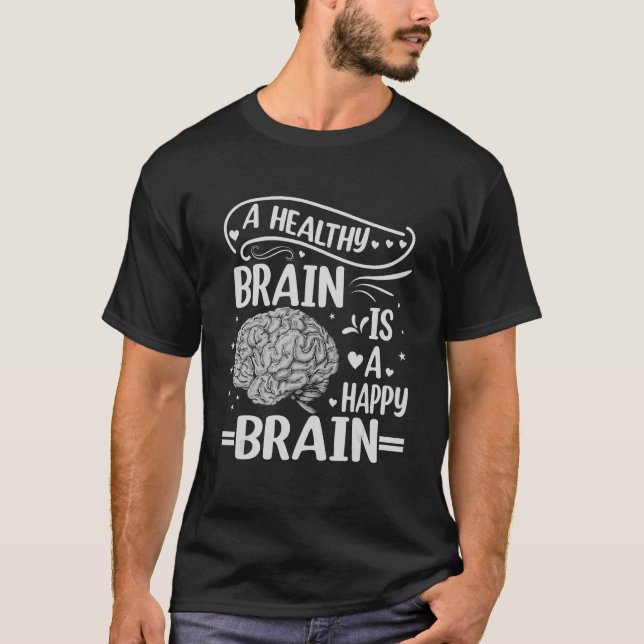 T-shirt Alzheimer Brain Injury Design Purple Alzheimers Aw (Devant)