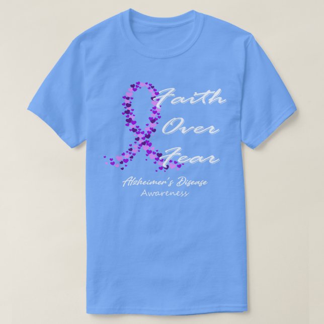 T-shirt Alzheimer Sensibilisation À La Maladie La Peur Dan (Design devant)