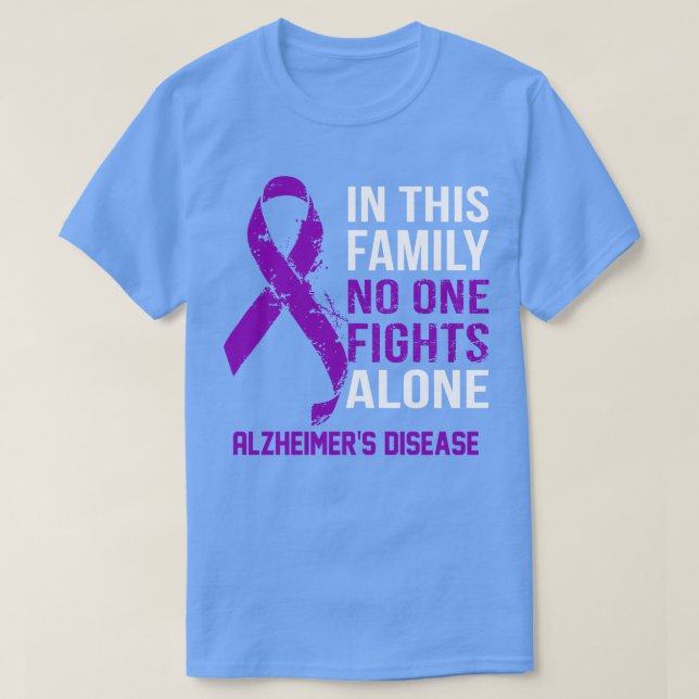 T-shirt Alzheimer Sensibilisation à la maladie Personne ne (Design devant)