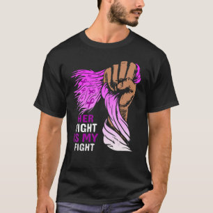T-shirt Alzheimers Vêtements de sensibilisation Son combat