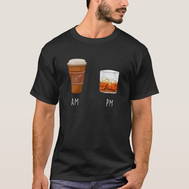 T-shirt AM Coffee PM Win 20 (Devant)