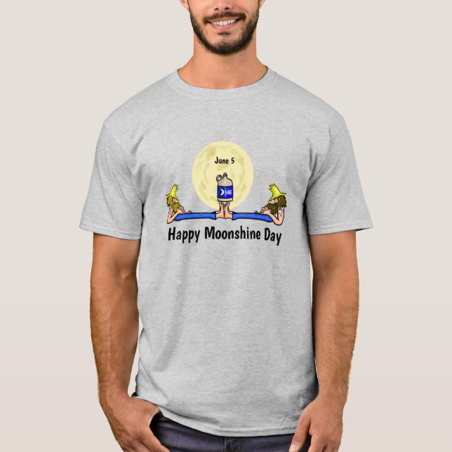 T - Shirt am Mondschein - 2 Appalachen (Vorderseite)