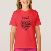 T - Shirt am Tag der Einheit, sei freundlich, schi