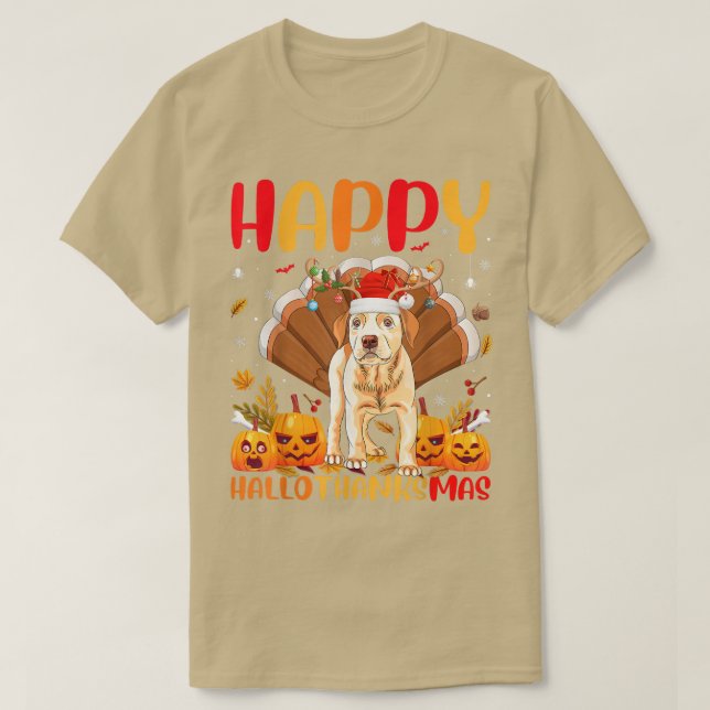 T-shirt Amant chien amusant Happy Labrador Retriever Chien (Design devant)