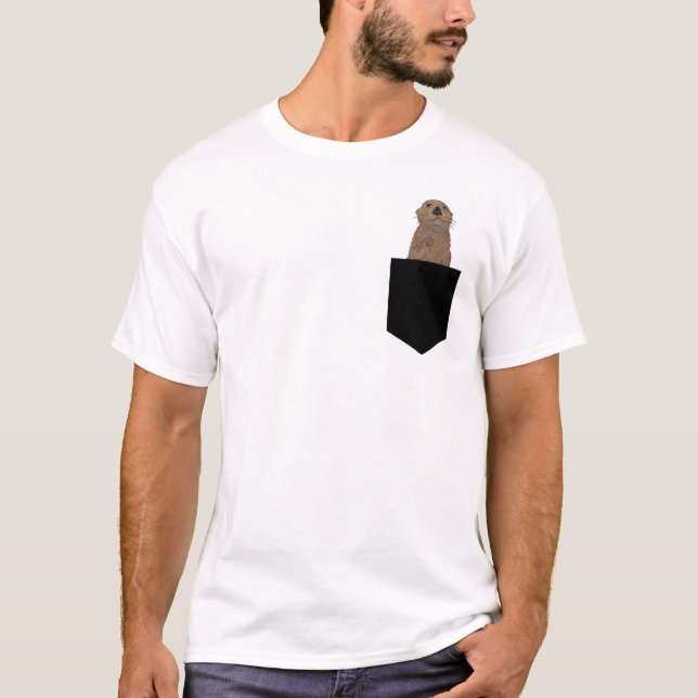 T-shirt Amant CUB LGBT d'ours de chasseur de loutre de (Devant)