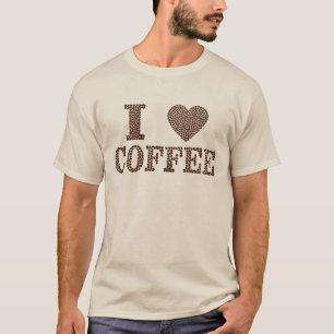 T-shirt Amant de café