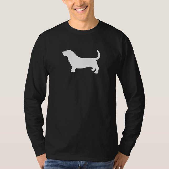 T-shirt Amant de chien de parfum de cool de silhouette de (Devant)