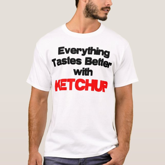 T-SHIRT AMANT DE KETCHUP (Devant)