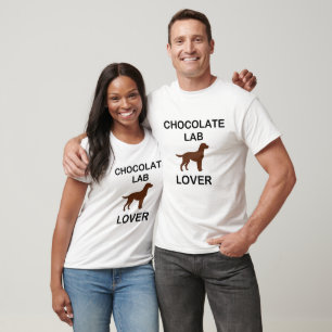 T-shirt Amant de laboratoire en chocolat LR