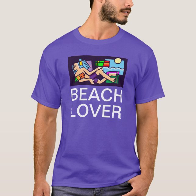 T-SHIRT AMANT DE PLAGE (Devant)