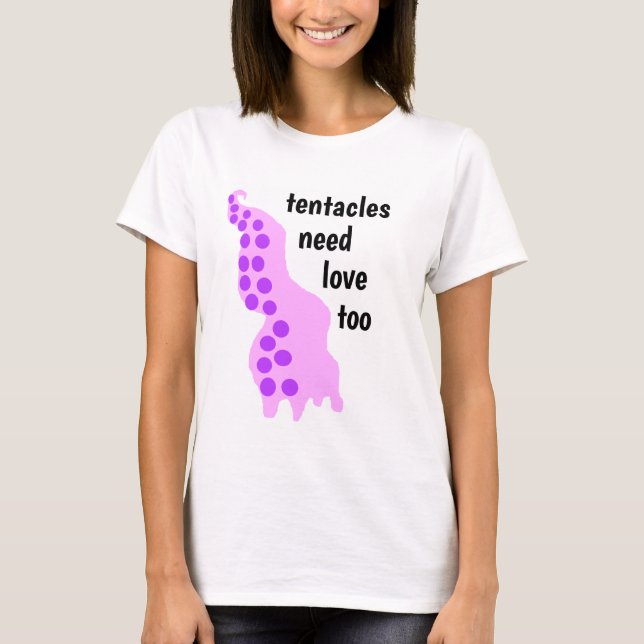 T-shirt amant de tentacule (Devant)