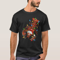 Amant du poisson-crevette Santa Hat Feux de Noël F