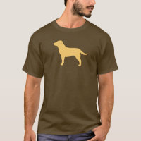 Amant jaune de laboratoire de silhouette de