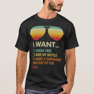 T-shirt Amant Musique drôle Cadeau Je veux Tout Musique
