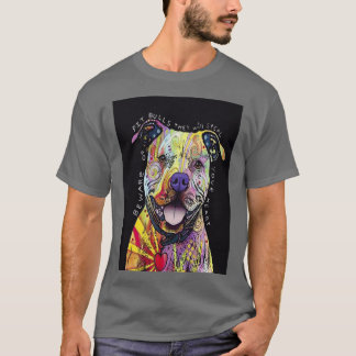 T-shirt Amant pitbulant coloré Pit Bulls